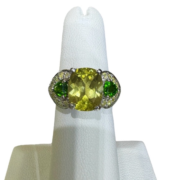 Vintage Gorgeous citrine gemstone ring - Picture 2 of 11